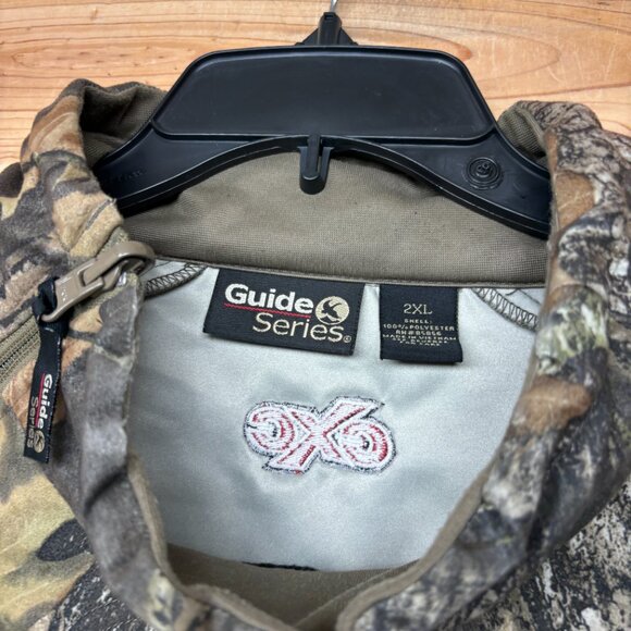 Gander Mountain Jacket Mens XXL Guide Series Mossy Oak Camo Pullover Hunting - Picture 4 of 13